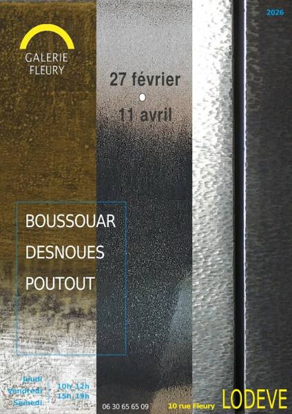 Geneviève BOUSSOUAR - Danielle DESNOUES - Patrice POUTOUT