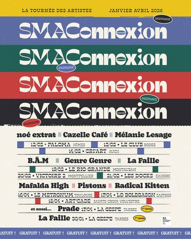 SMAConnexion : GENRE GENRE + BÄM + LA FAILLE