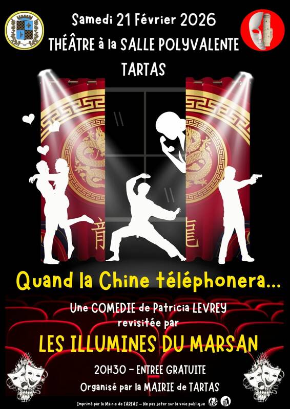 Théâtre - Quand la Chine téléphonera !
