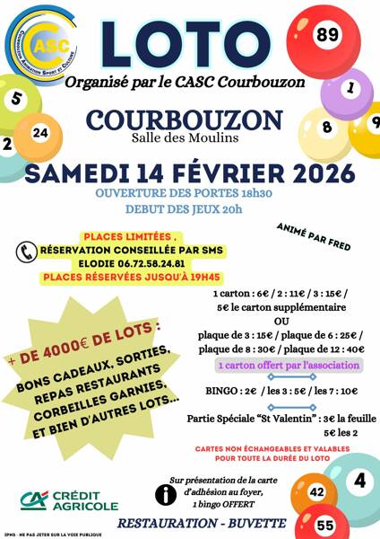 LOTO CASC COURBOUZON
