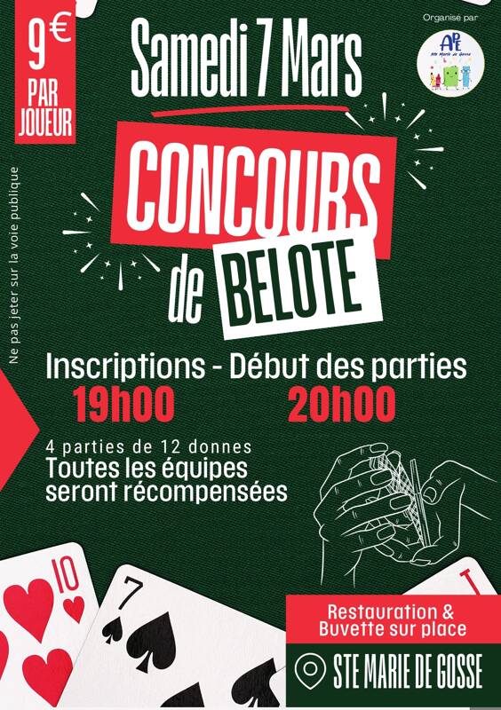 Concours de belote