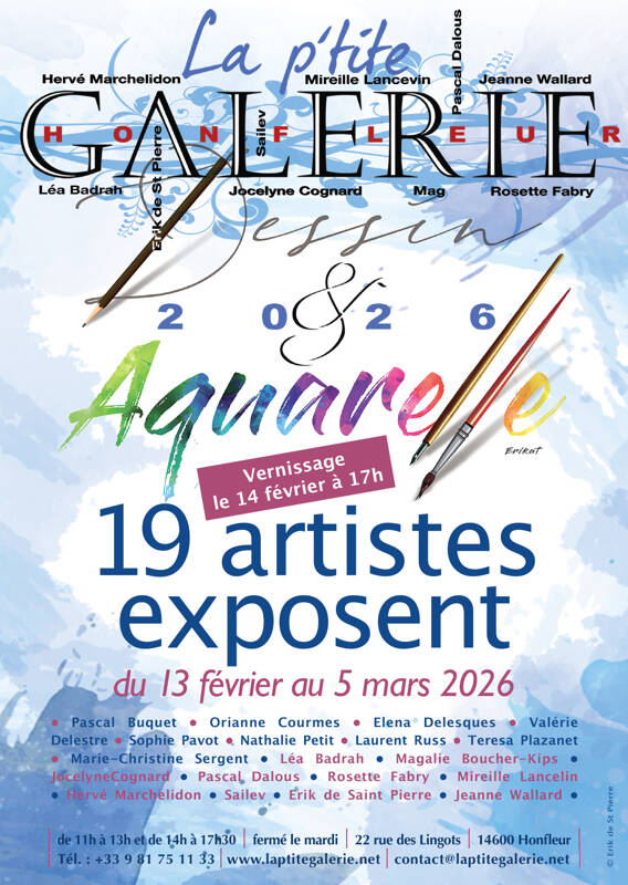Samon Dessin & Aquarelle à La P'tite Galerie