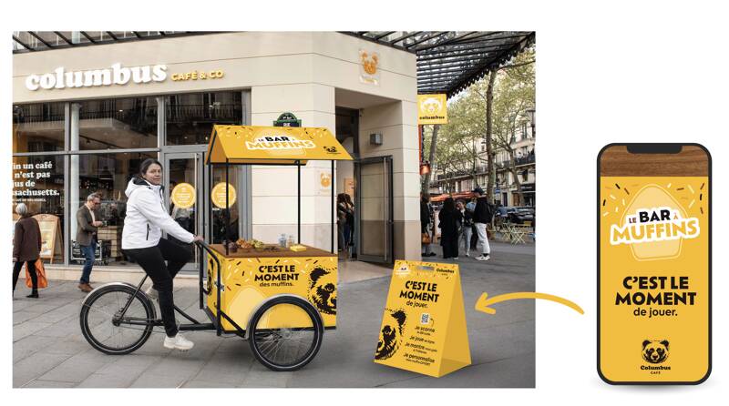 Columbus Café célèbre la journée internationale du muffin à Paris.