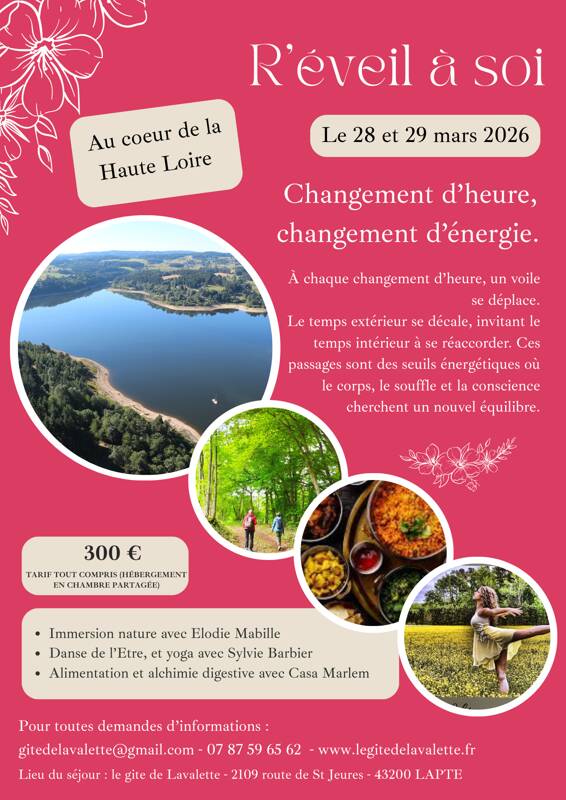 Séjour bien être R'Eveil à soi