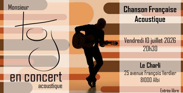 Monsieur Tuj en concert