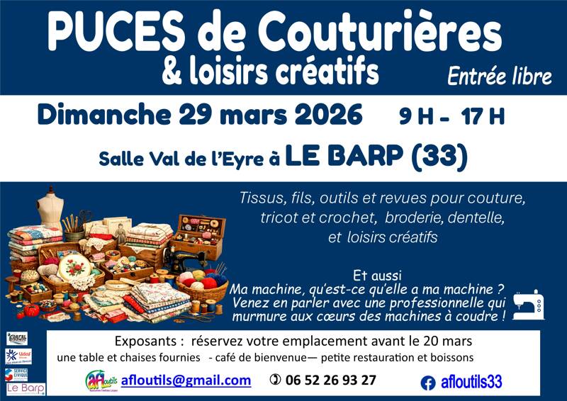 Puces de couturières et loisirs créatifs