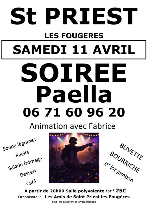 Soirée Paëlla