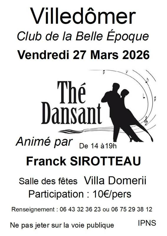 Thé dansant du club de la Belle Epoque