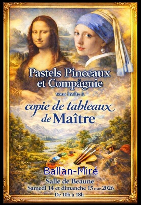 copie de tableaux de Maîtres