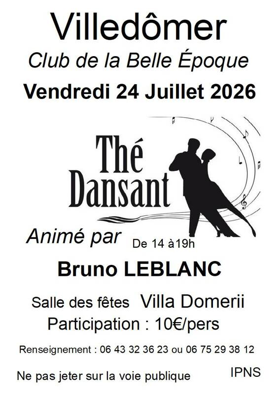 Thé dansant du club de la Belle Époque