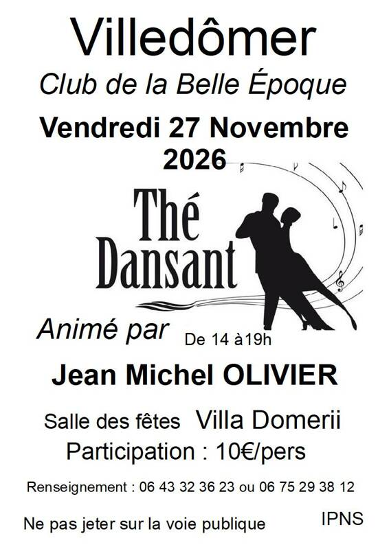Thé dansant du club de la Belle Époque