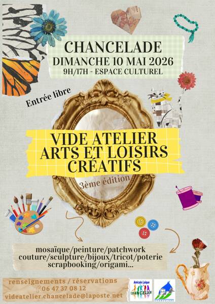 Vide atelier des arts et loisirs créatifs