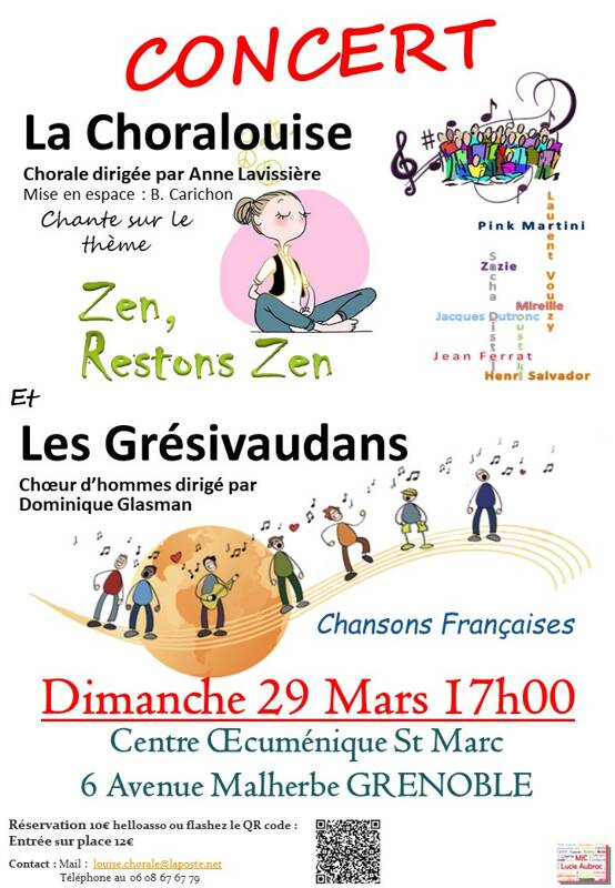 Restons Zen. Concert Choral