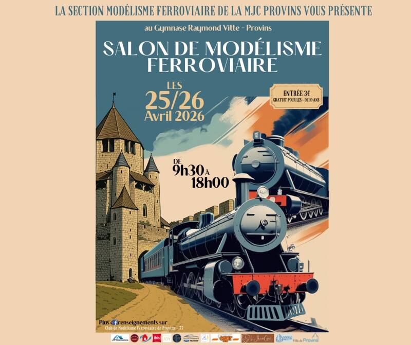 Salon de Modélisme Ferroviaire de Provins 2026