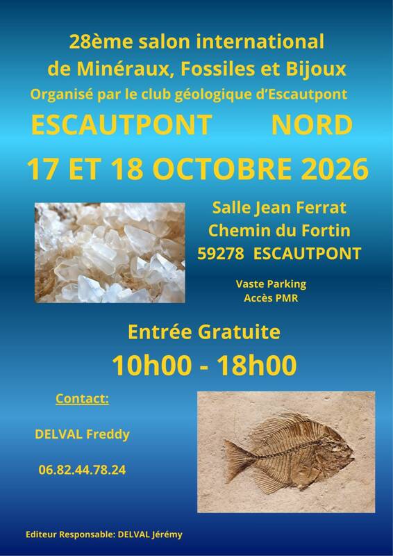 28ème salon international de Minéraux et Fossiles