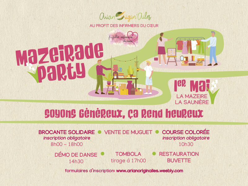 Mazeirade Party - Brocante Solidaire