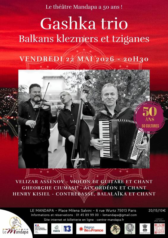 Gashka trio - Balkans klezmers et tziganes