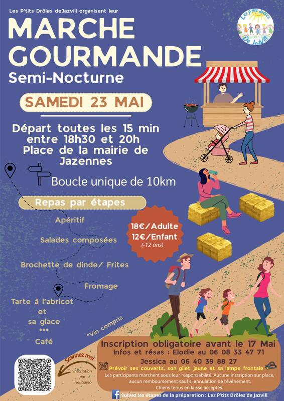 Marche Gourmande semi-nocturne