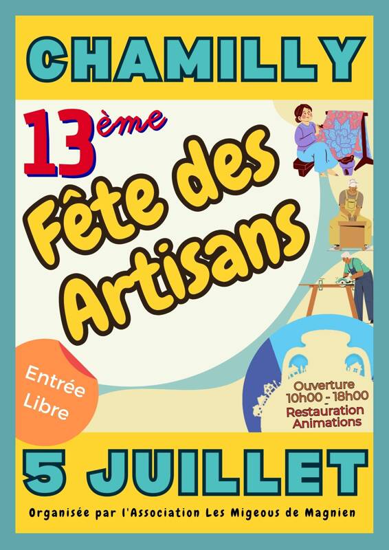 13 ème FÊTE DES ARTISANS D'ART DE CHAMILLY