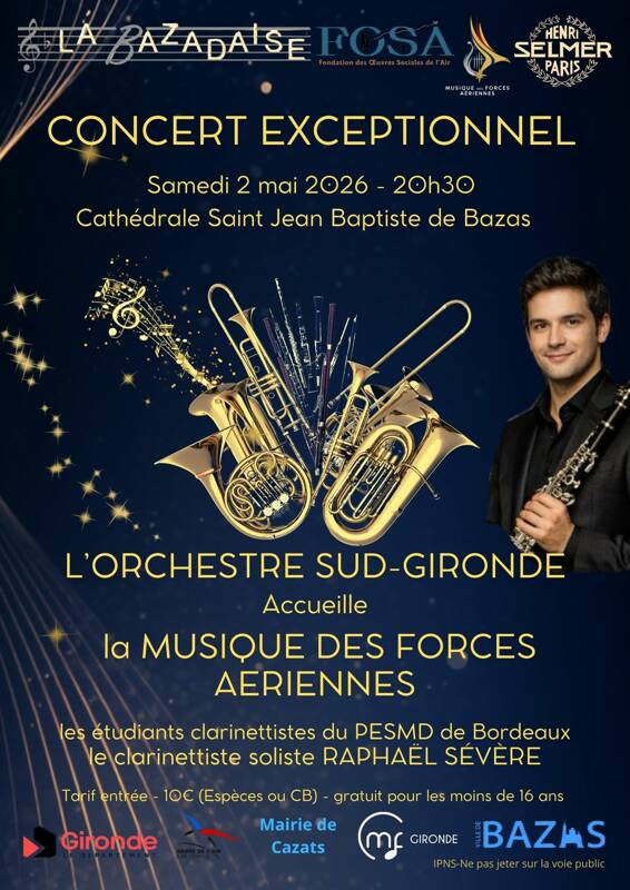 CONCERT EXCEPTIONNEL À Bazas