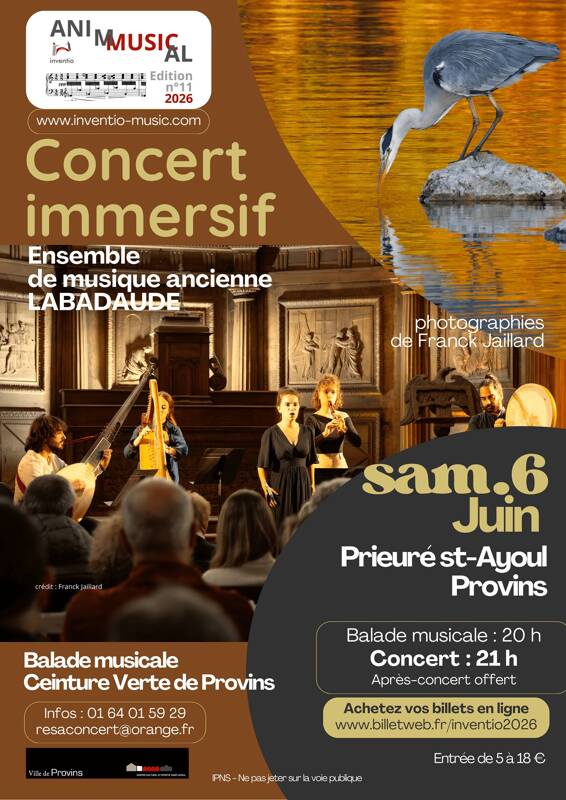 Balade musicale et concert immersif