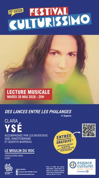 Festival Culturissimo - Lecture musicale de Clara Ysé
