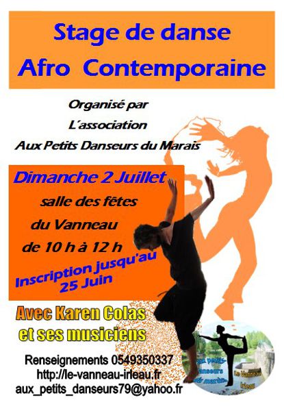 Stage de danse Afro Contemporaine