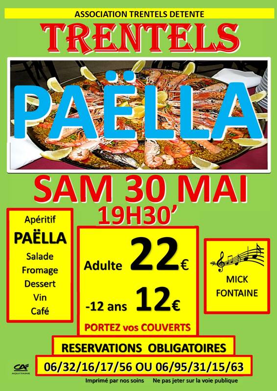 Repas PAËLLA