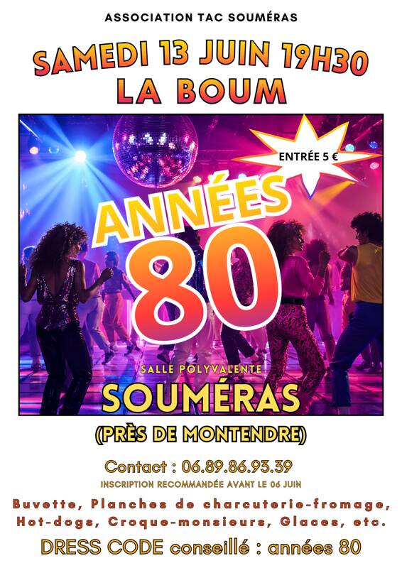 LA BOUM ANNÉES 80 À SOUMÉRAS !
