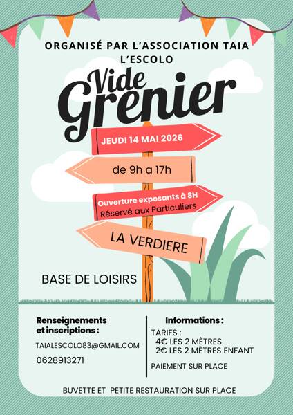 Vide grenier, bourse aux jouets
