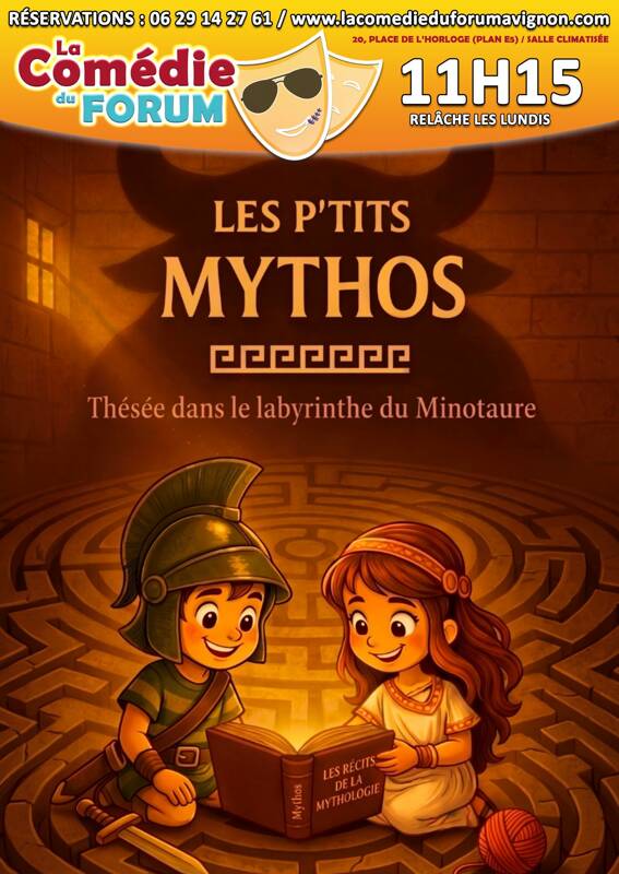 LES P'TITS MYTHOS : THESEE DANS LA LABYRINTHE DU MINOTAURE