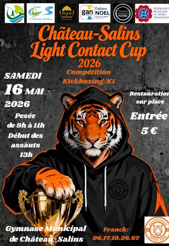 Compétition kickboxing light contact