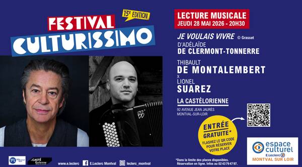 Festival Culturissimo - Lecture musicale de Thibault Montalembert
