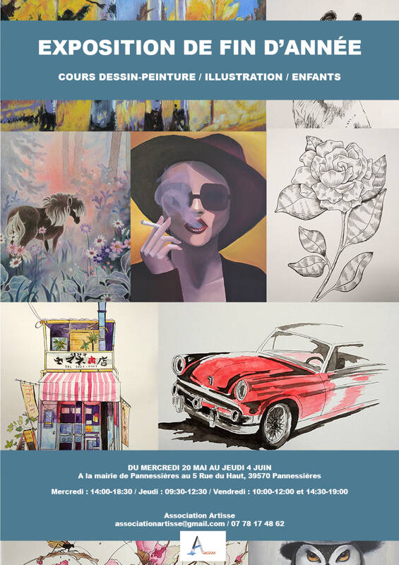 Exposition d'art de fin d'année