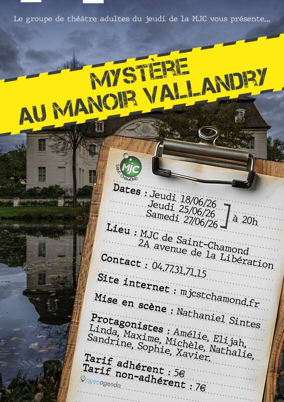 Mystère au manoir Vallandry