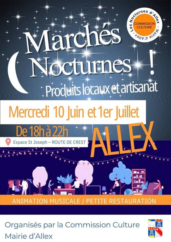 marché nocturne d'Allex