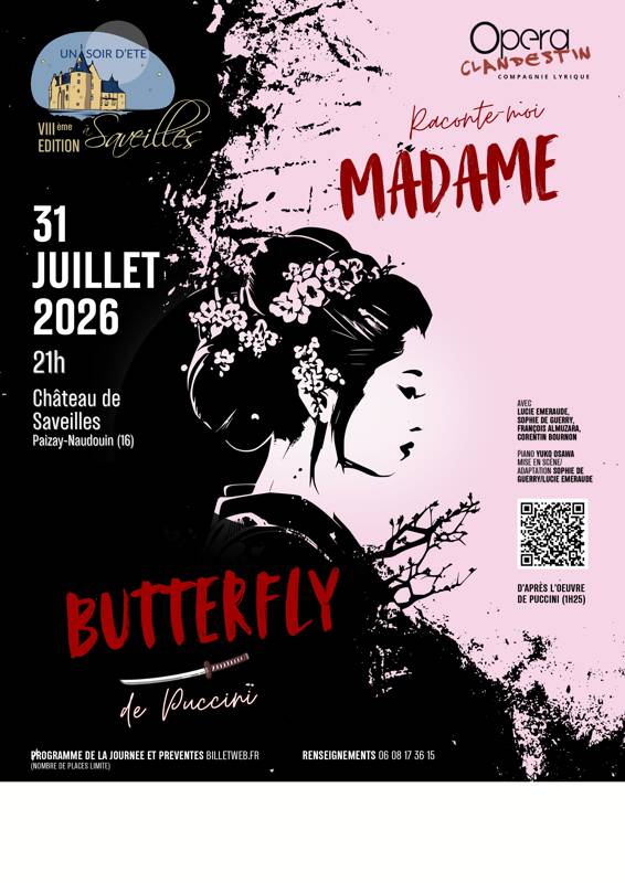 Un soir d'été à Saveilles - Raconte-moi Madame Butterfly