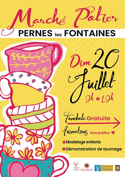 Marché Potier de Pernes Les Fontaines