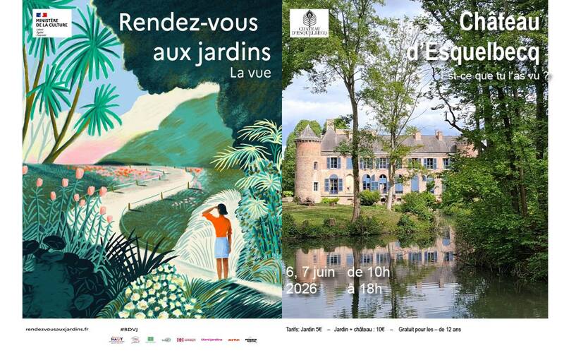 La vue retrouvée au château d'Esquelbecq