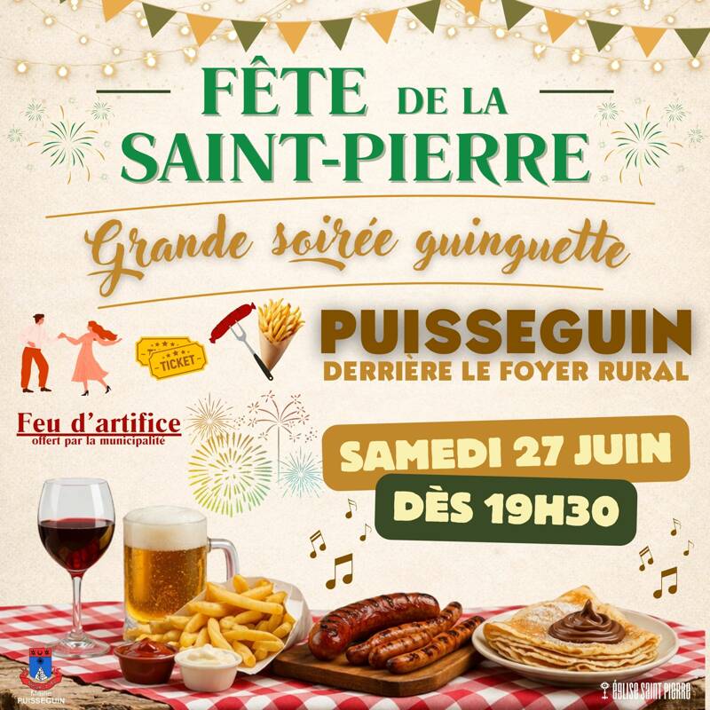 Fête de la Saint-Pierre - Repas et Feu d’artifice