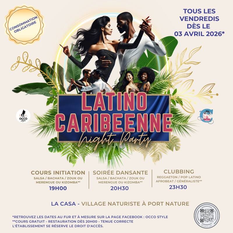 soirée Latino Caribéenne Night Party by Occo Style