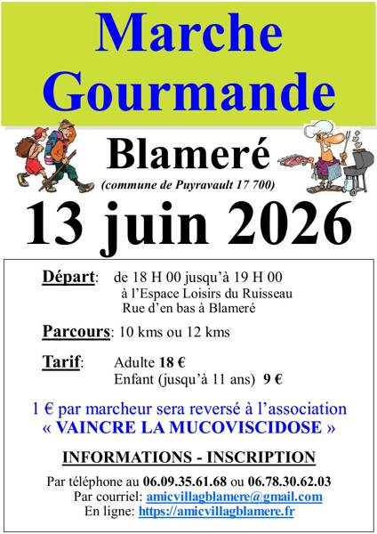 Marche gourmabe de Blameré