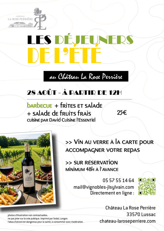 Les déjeuners de l'été au Château