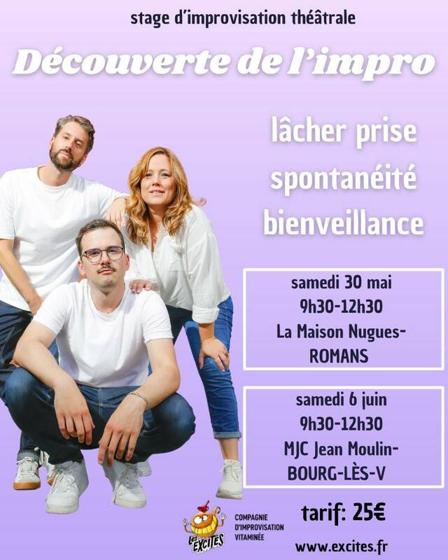 Matinée découverte de l'impro à Bourg-Lès-Valence