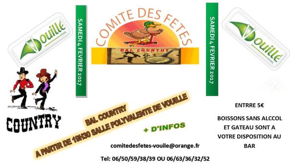 Bal country - Vouillé