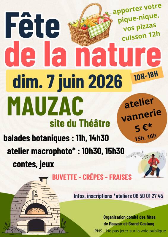 Atelier vannerie, fête de la nature