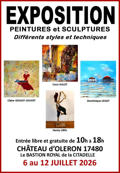 EXPOSITION de PEINTURES et SCULPTURES