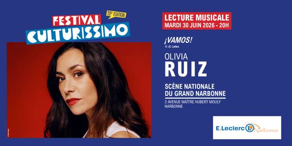 Festival Culturissimo - Lecture musicale d'Olivia Ruiz