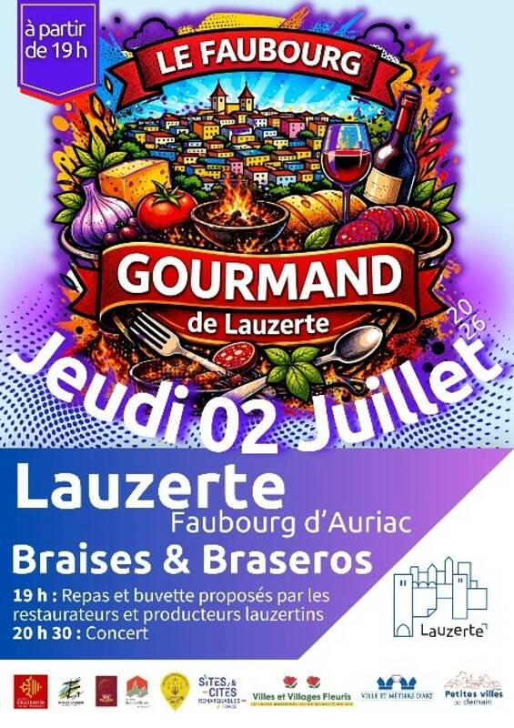 Le faubourg Gourmand de Lauzerte