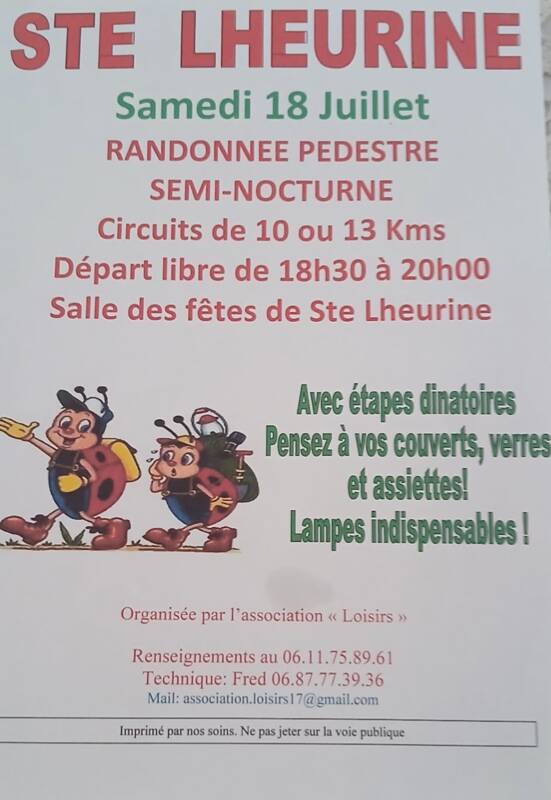 Randonnée Sainte Lheurine